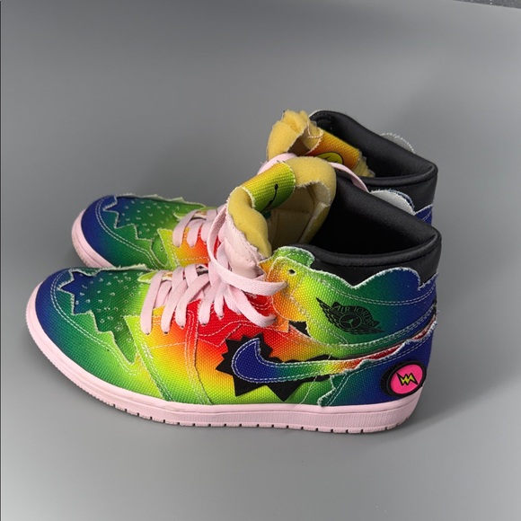 Air Jordan 1 Retro OG High x J Balvin Tie Dye Colores‎ (DC3481-900) Mens Size 8